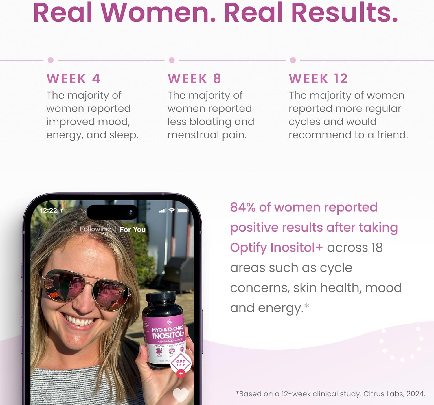 Inositol+ Capsules - Hormone Balance & Healthy Ovarian Support for Women
